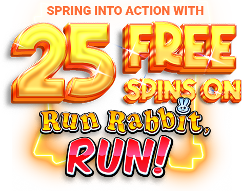 Hajper 25 Free Spins on Run Rabbit, Run